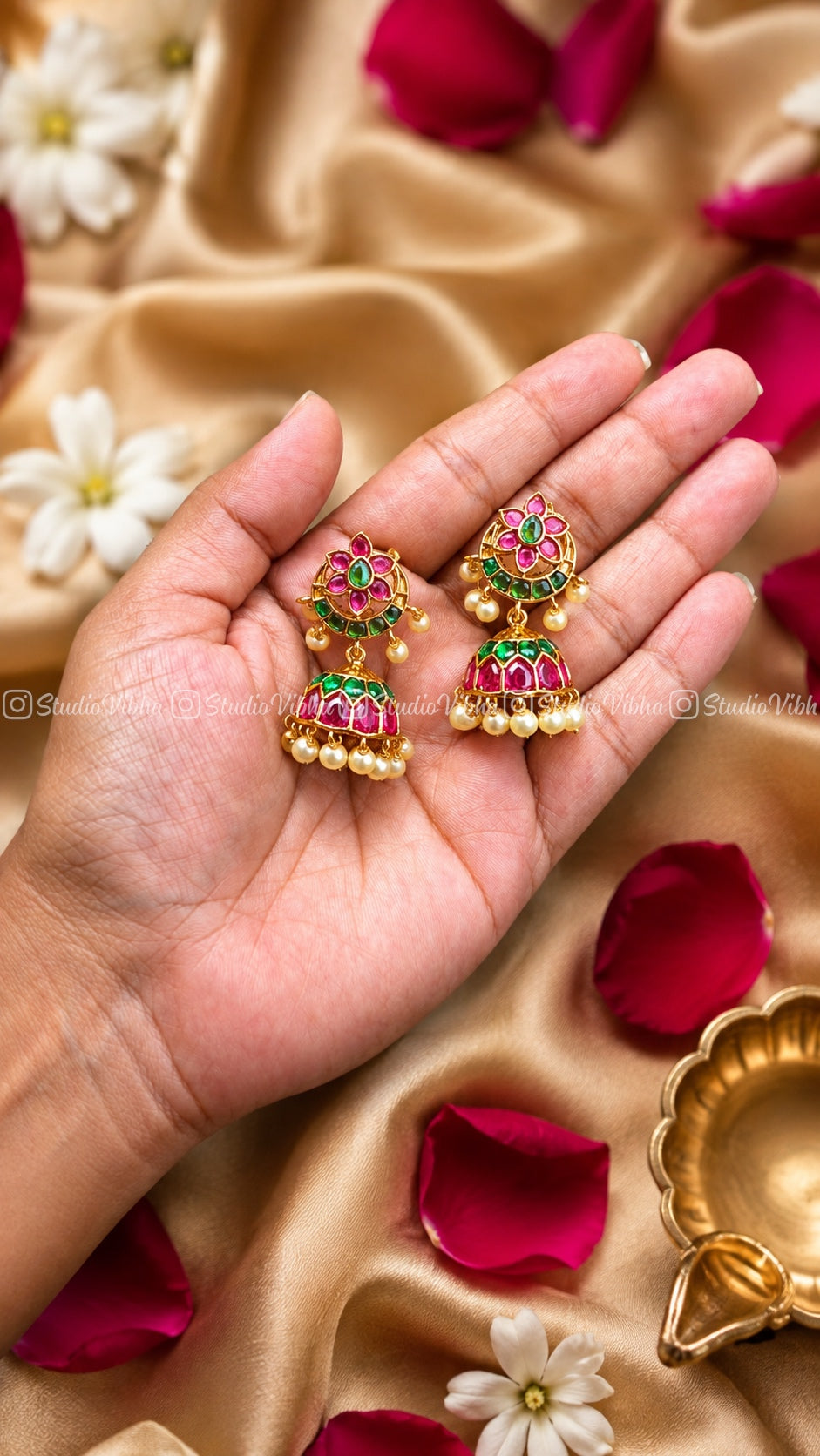 Kemp Chandbali Jhumka