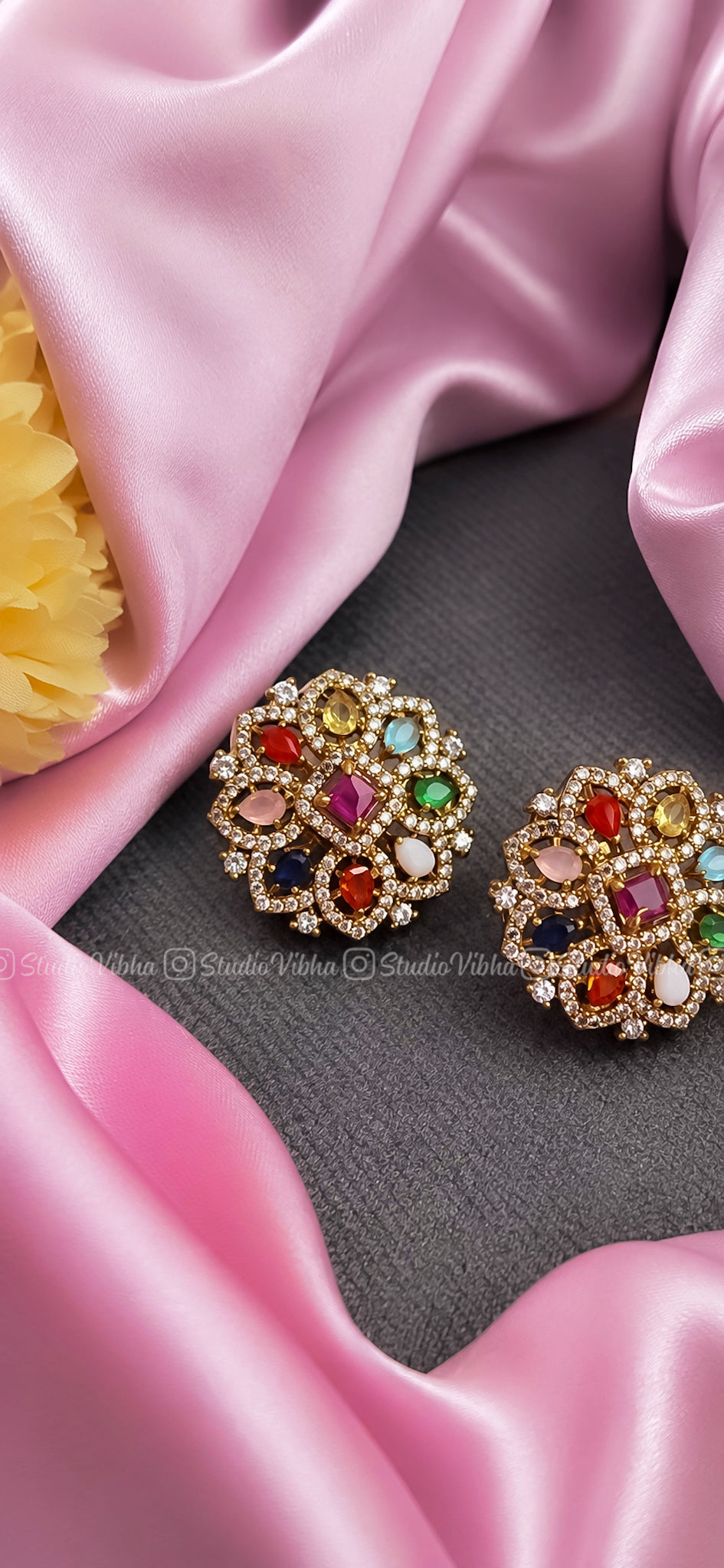 Navaratna studs