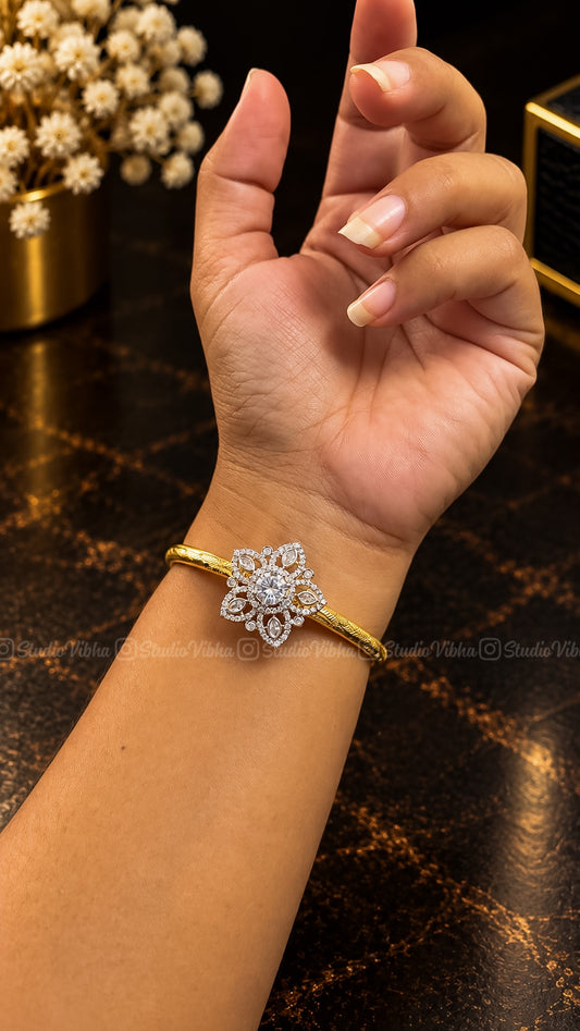 Kiara ~ Diamond replica AD openable bracelet