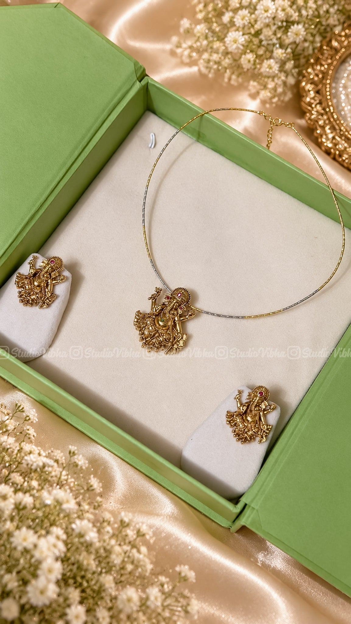Ganesha Pendant Set