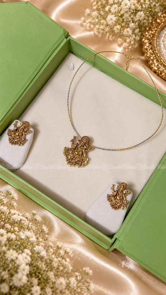 Ganesha Pendant Set