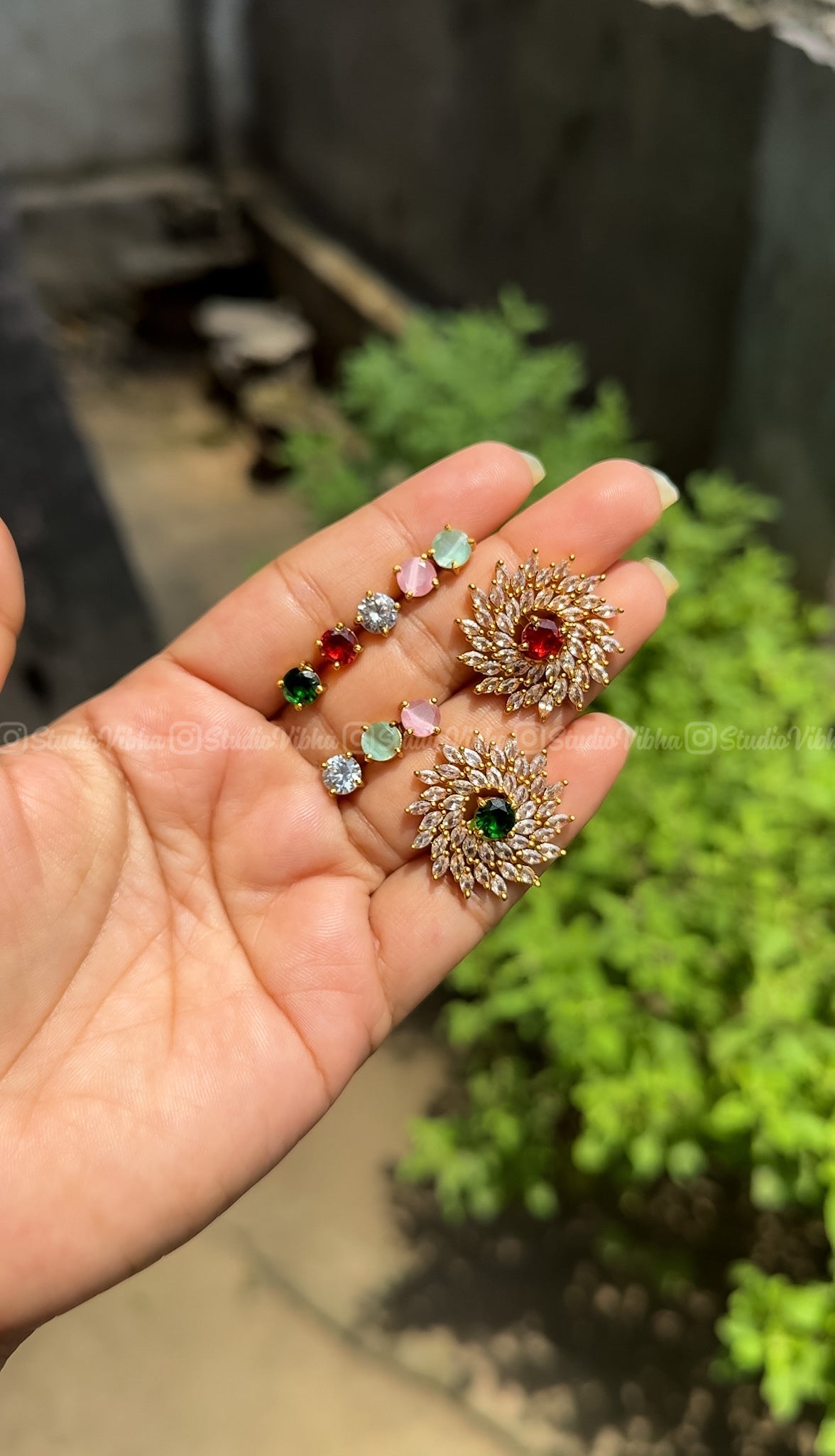Nayara Chakra ~ Interchangeable AD studs