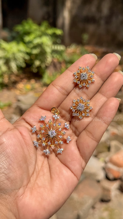 Snowflake ~ Rangoli Kolam Neckset