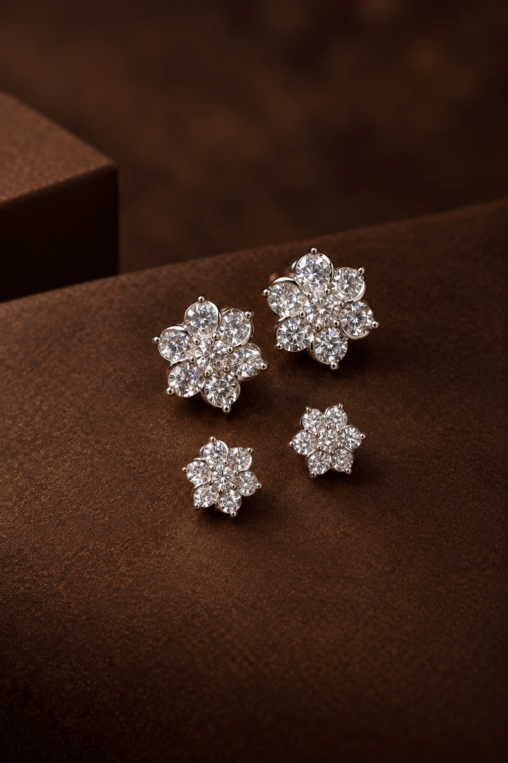 Nakshatra ~ Diamond replica studs