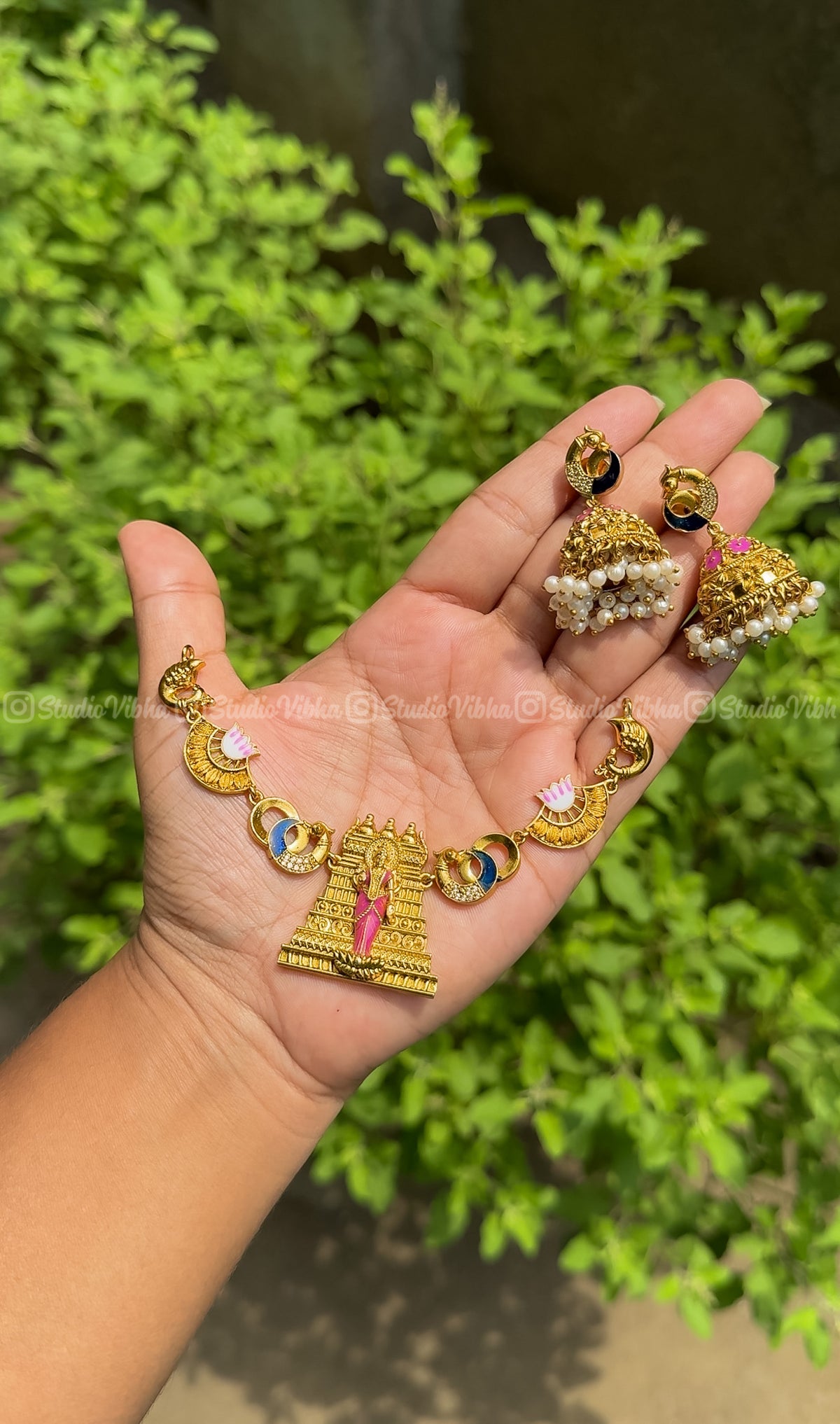 Devi Gopuram ~ Temple Neckset