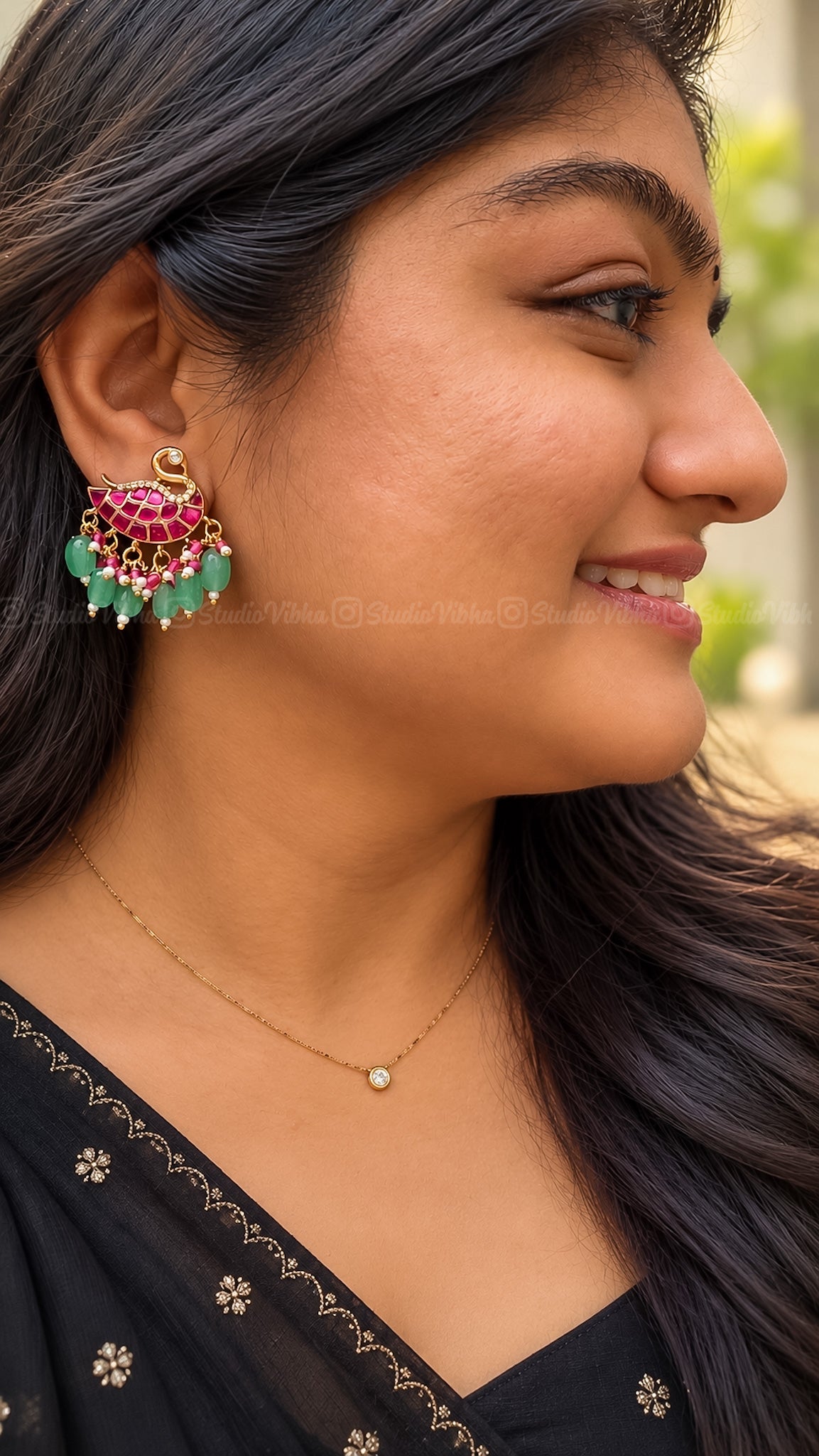Annam ~ Jadau Kundan studs