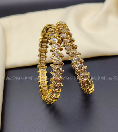Twirly Royale - Coiled AD bangles