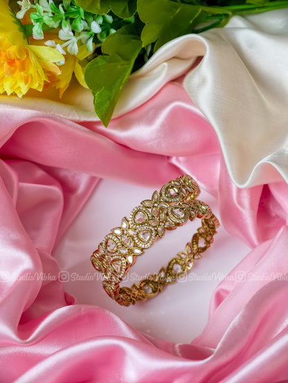Gulzar ~ Mozonite AD Bangles