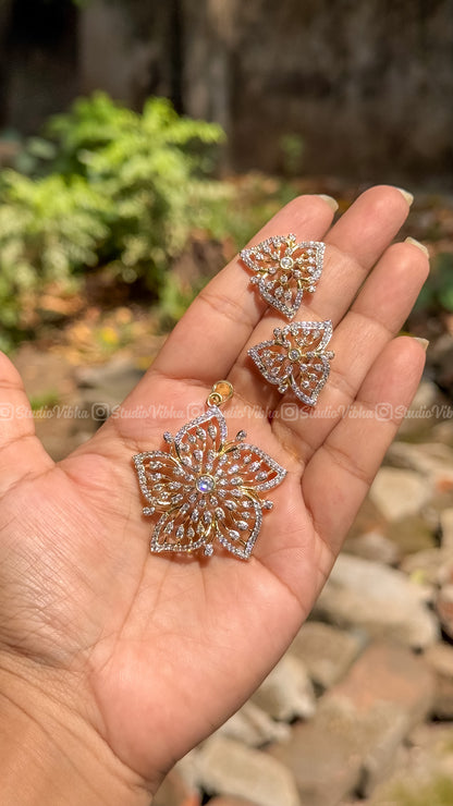 Parijat ~ Rangoli pendant Neckset
