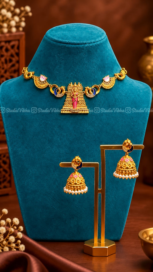 Devi Gopuram ~ Temple Neckset