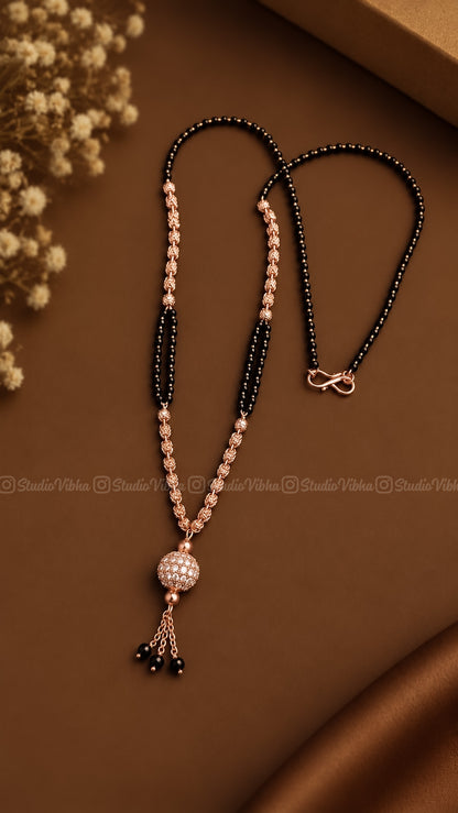 Gundumani ~ Mangalsutra black beads chain