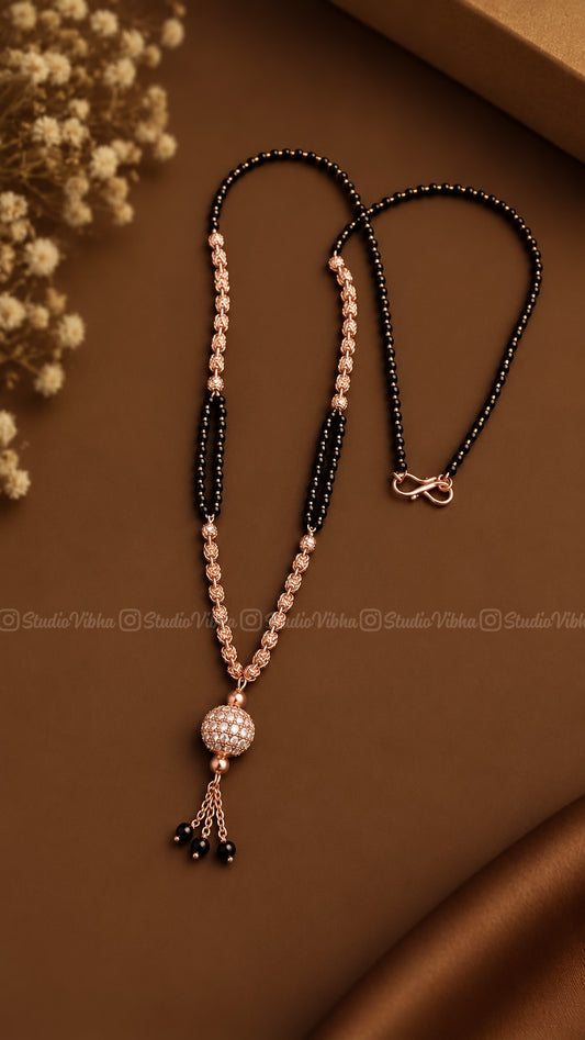 Gundumani ~ Mangalsutra black beads chain