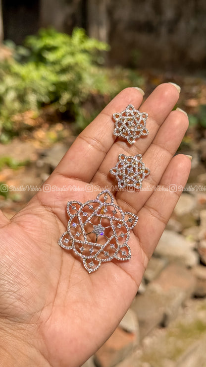 Malar Vinyasam Kolam ~ Traditional AD Kolam pendant set