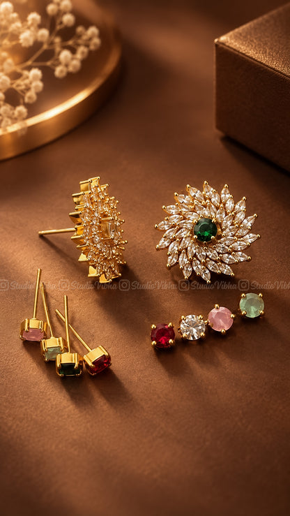 Nayara Chakra ~ Interchangeable AD studs