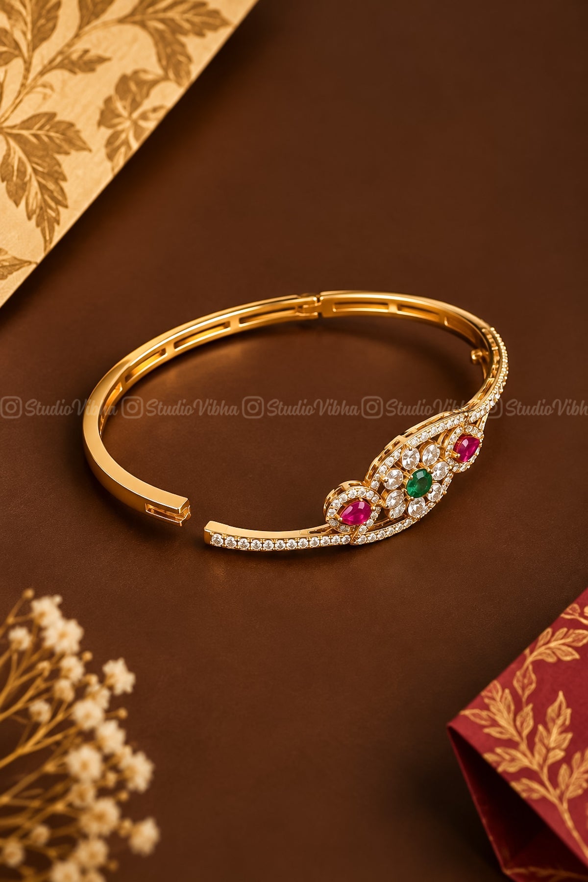 Riya ~ Diamond replica AD openable bracelets