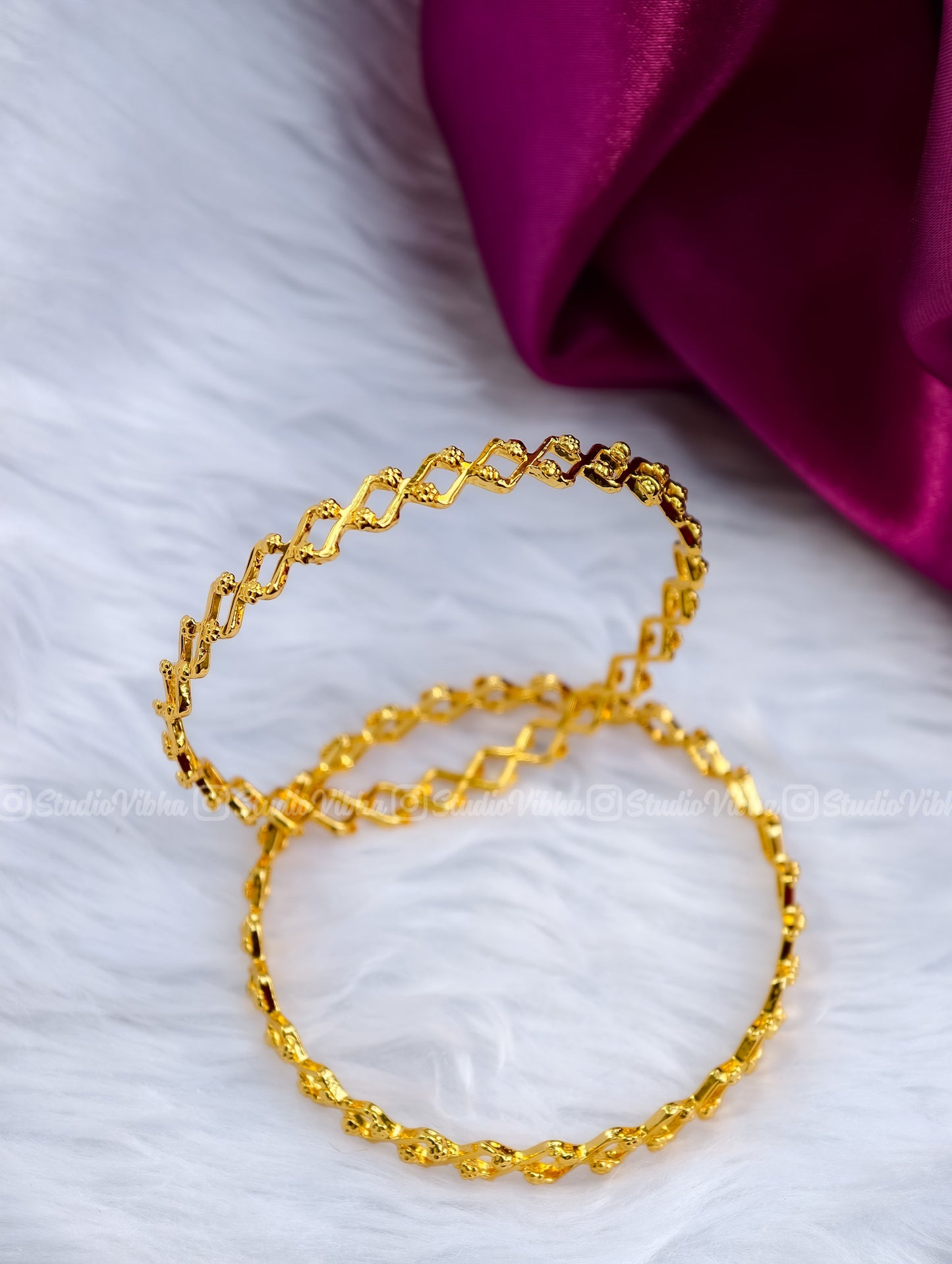Gold look alike bangles