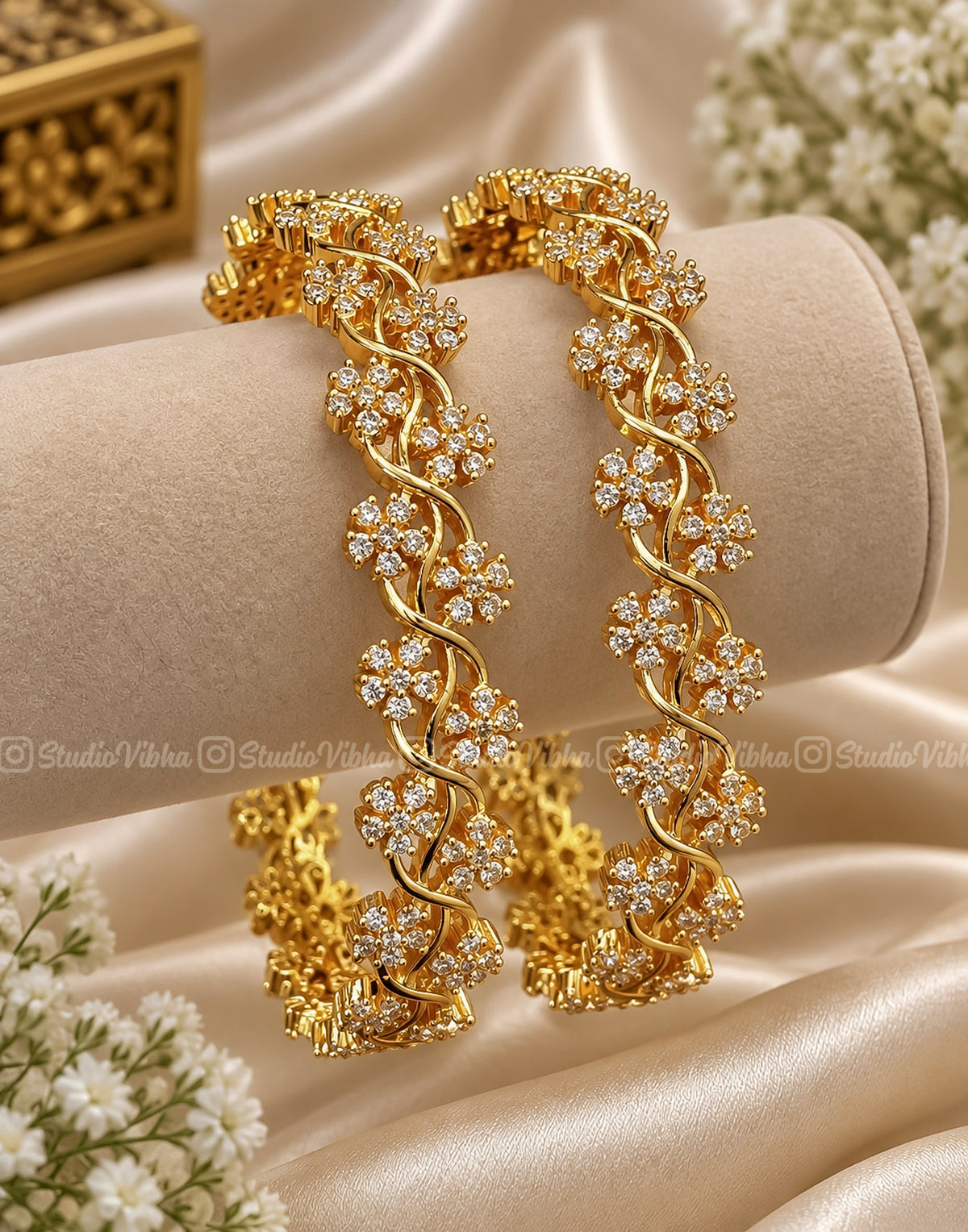 Flower AD bangles