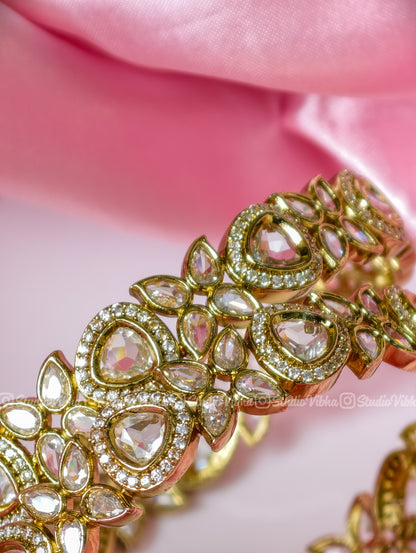 Gulzar ~ Mozonite AD Bangles