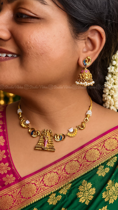 Devi Gopuram ~ Temple Neckset
