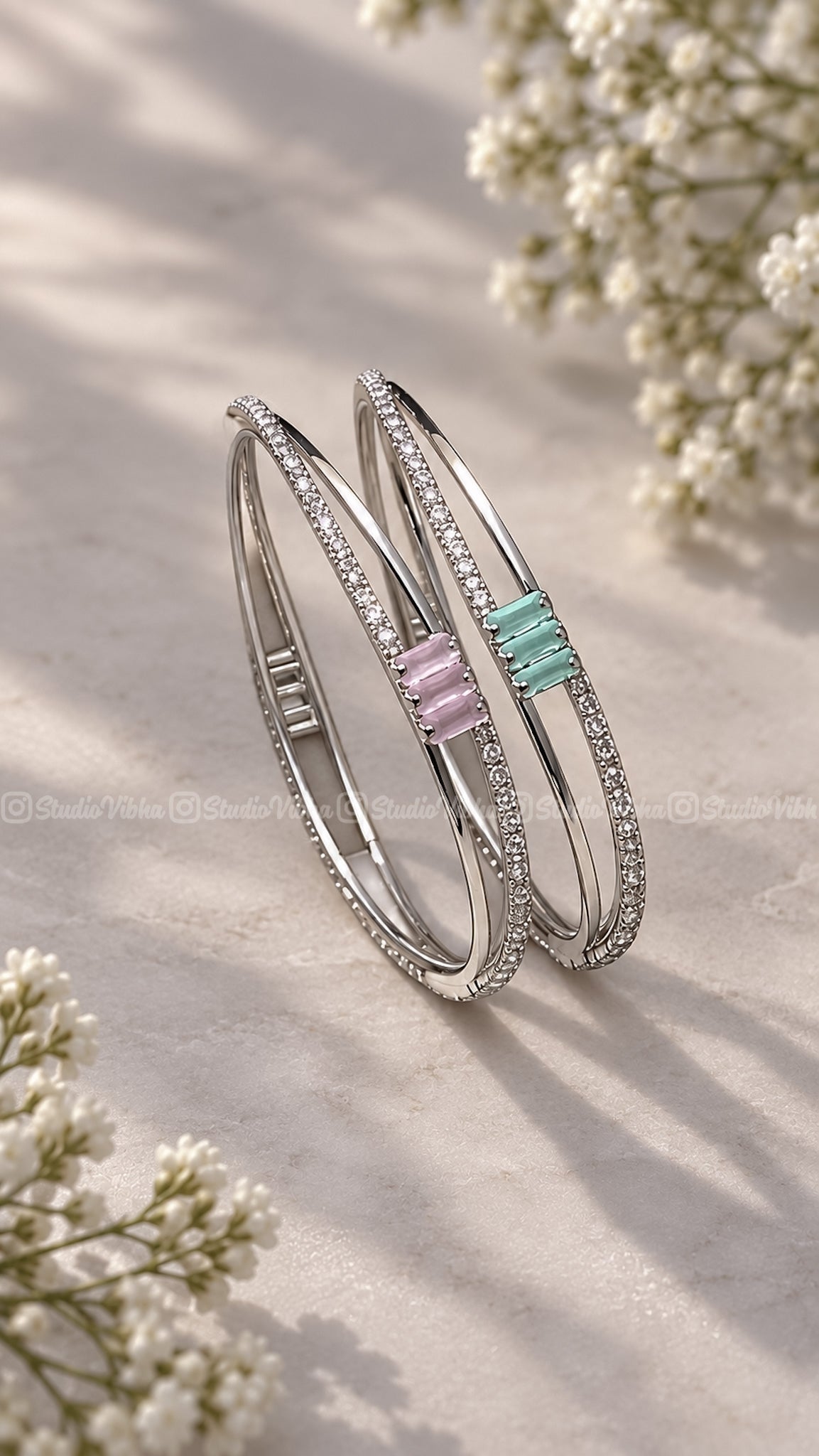 Mira ~ Pastel AD Bangles