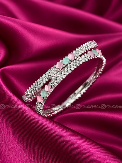 Pastel Cubes ~ AD Bangles