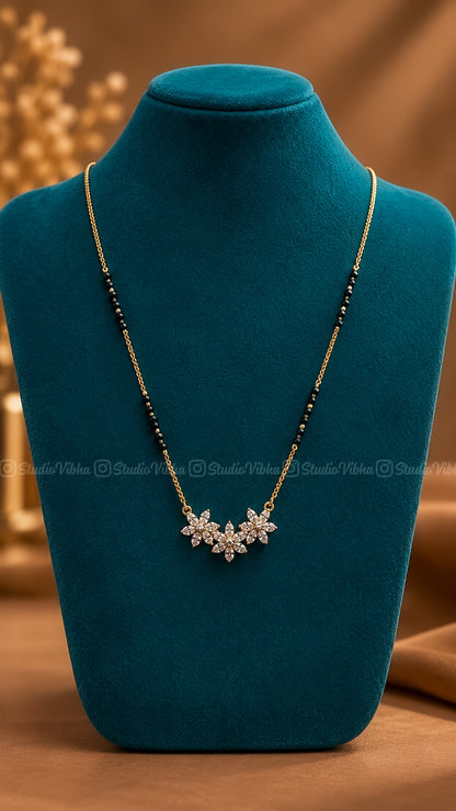 Pavazhamalli ~ Mangalsutra black beads chain
