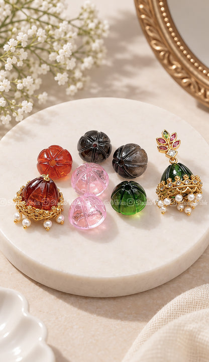 Varnika ~ Interchangeable Jelly Jhumkas