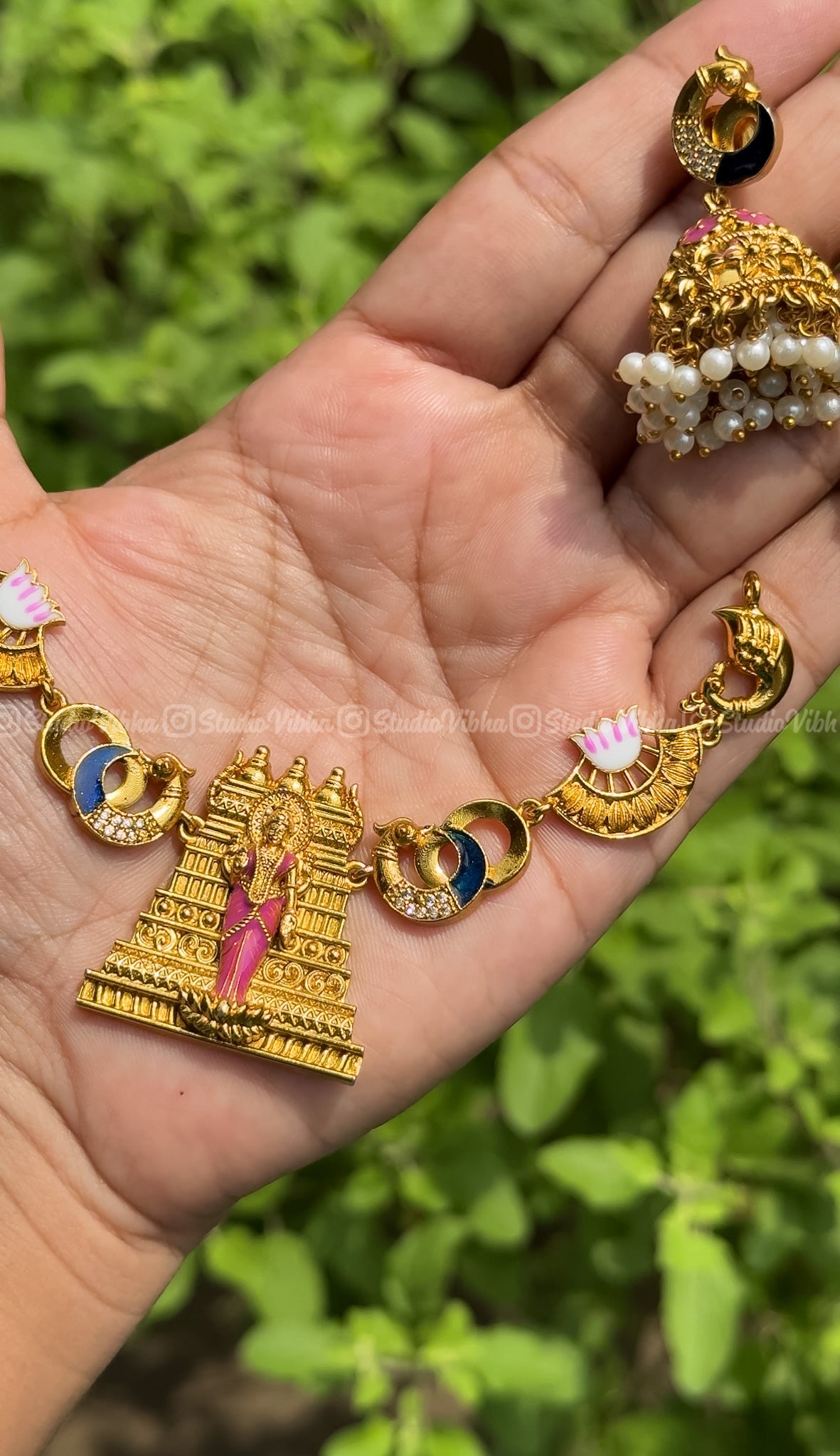 Devi Gopuram ~ Temple Neckset