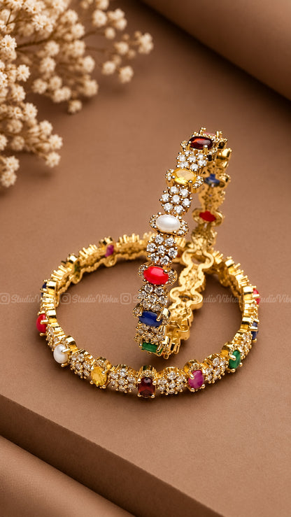 Nayan ~ Navaratna Bangles