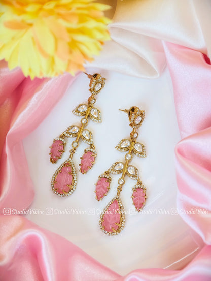 Victorian Verde Danglers