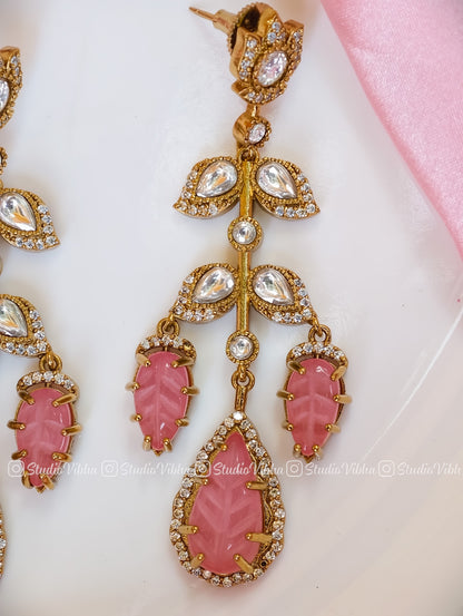Victorian Verde Danglers