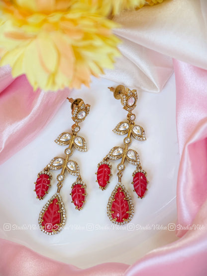 Victorian Verde Danglers