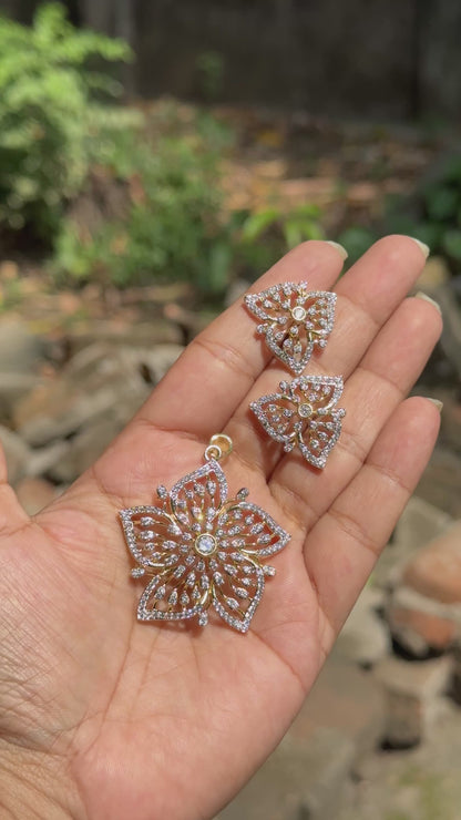Parijat ~ Rangoli pendant Neckset