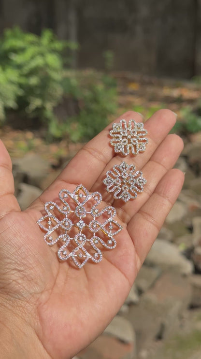 Neli Jaalam Kolam ~ Traditional AD Kolam pendant set