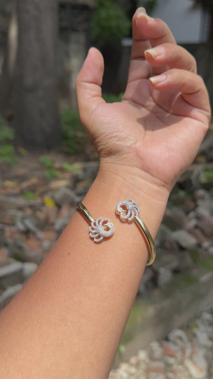 Mayurika ~ Peacock AD Bracelets