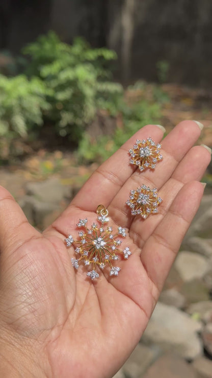 Snowflake ~ Rangoli Kolam Neckset